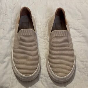 UGG Women's Cream Slip-On Loafers